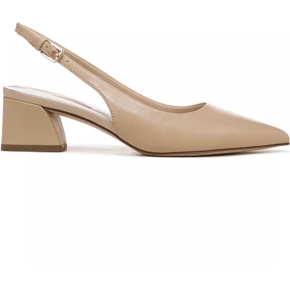 Franco Sarto Nude Slingback Heels - Picture 2 of 6